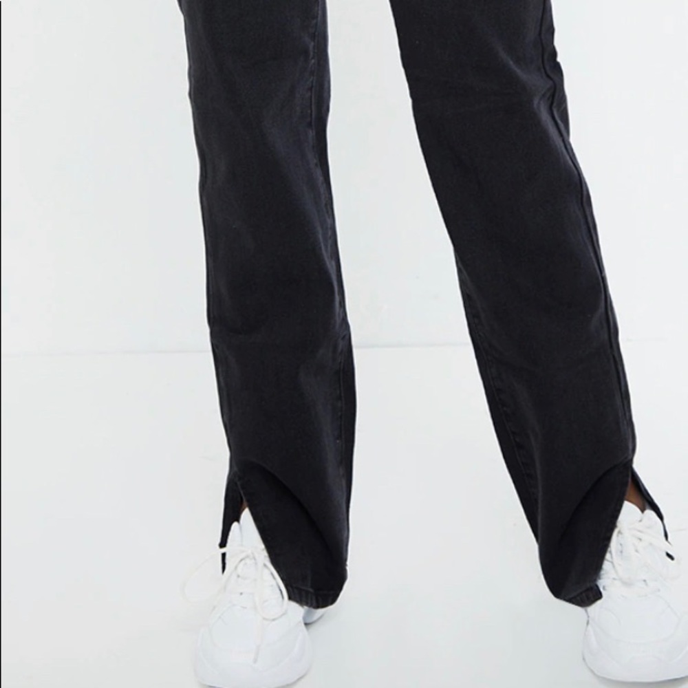WIDE LEG MOM JEANS